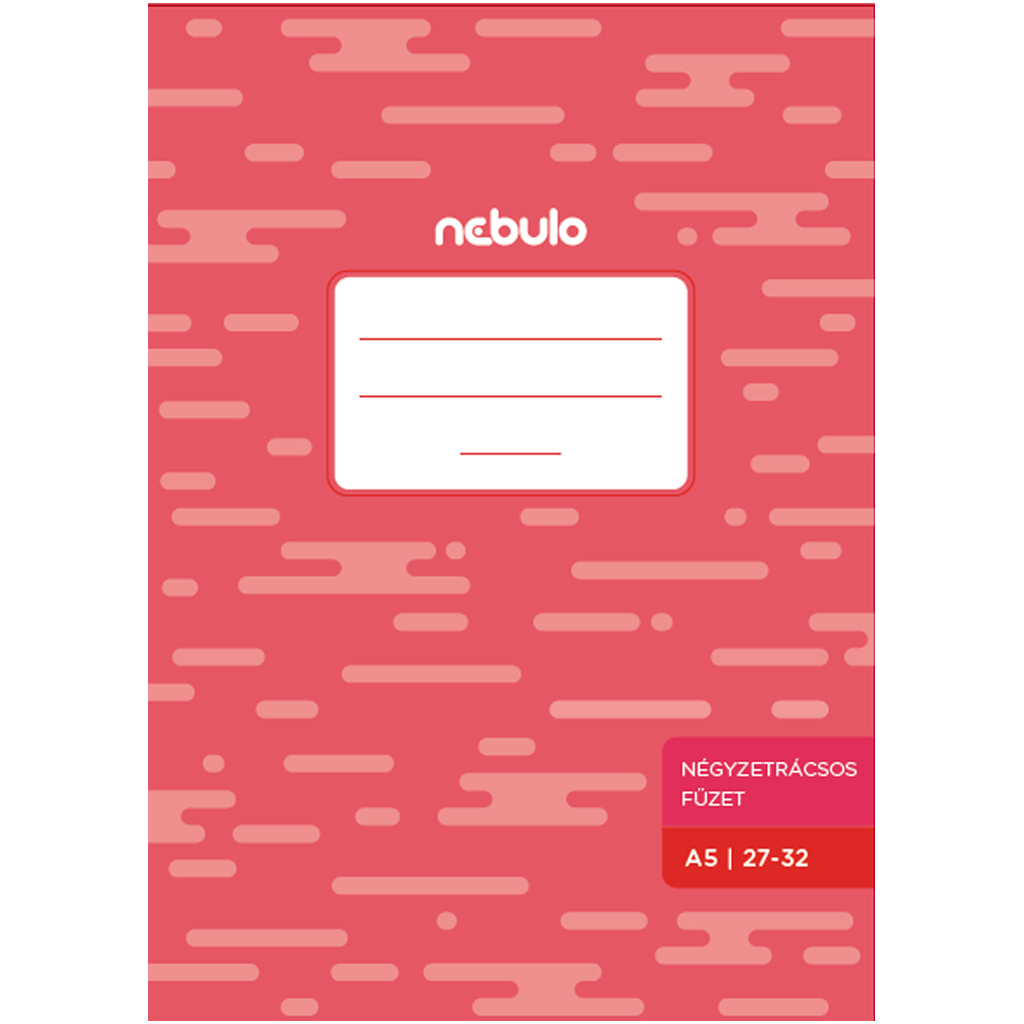Nebulo: zošit zošívaný, štvorčekový 27-32 A/5