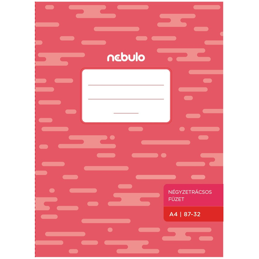 Nebulo: Zošívaný štvorčekový zošit 87-32 A4