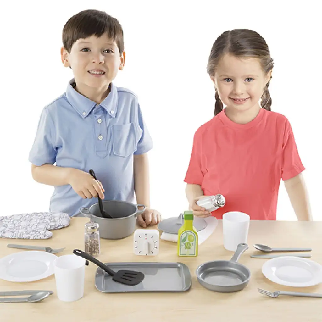 Konyhai eszközök 22db-os játékszett - Melissa & Doug kép 3