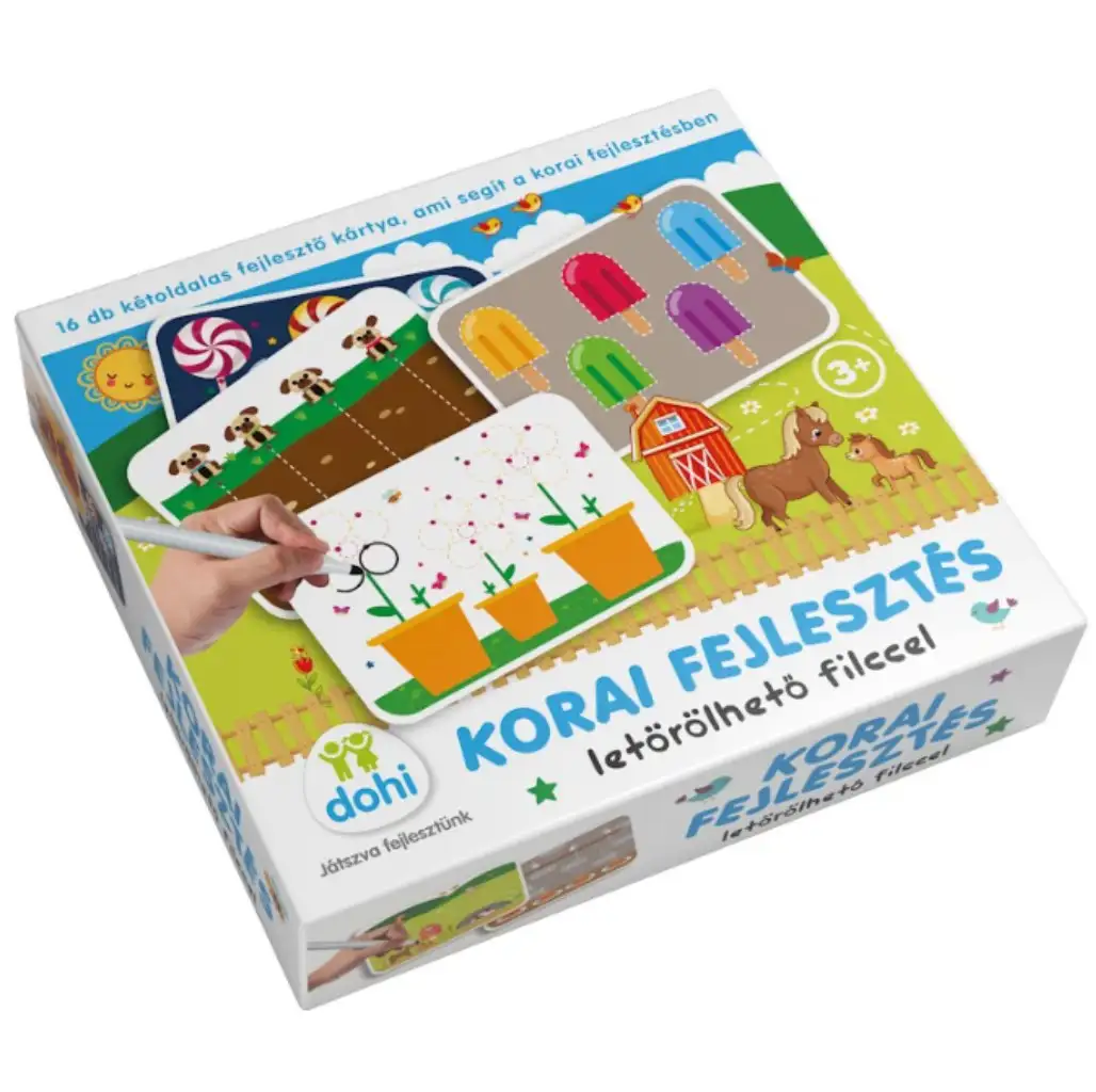 Súprava na skorý rozvoj so stierateľnou fixkou