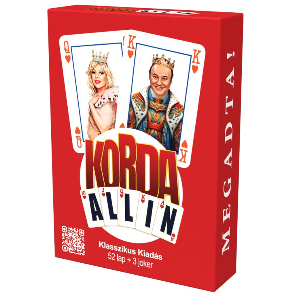 Korda All-in Klasický francúzsky kartový balíček (52 kariet + 3 žolíky)