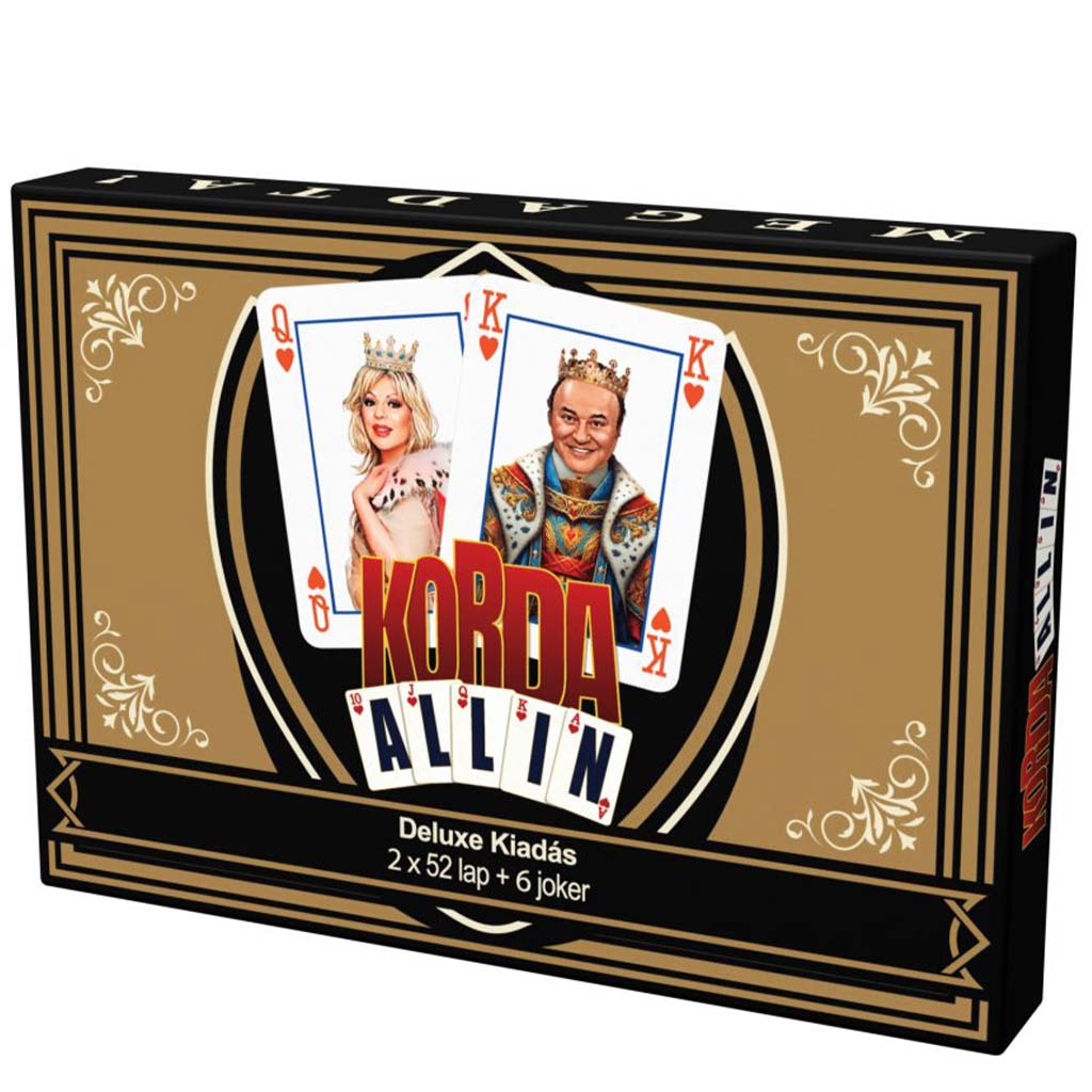 Korda All-In Deluxe francúzsky dvojitý balíček kariet (2x52 kariet + 6 žolíkov)