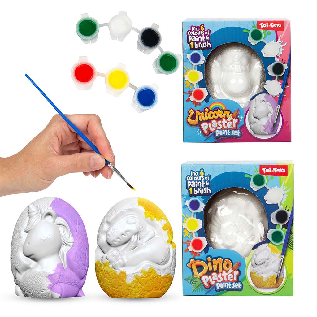 Kreatívny maľovací set s dinosaurom alebo jednorožcom.