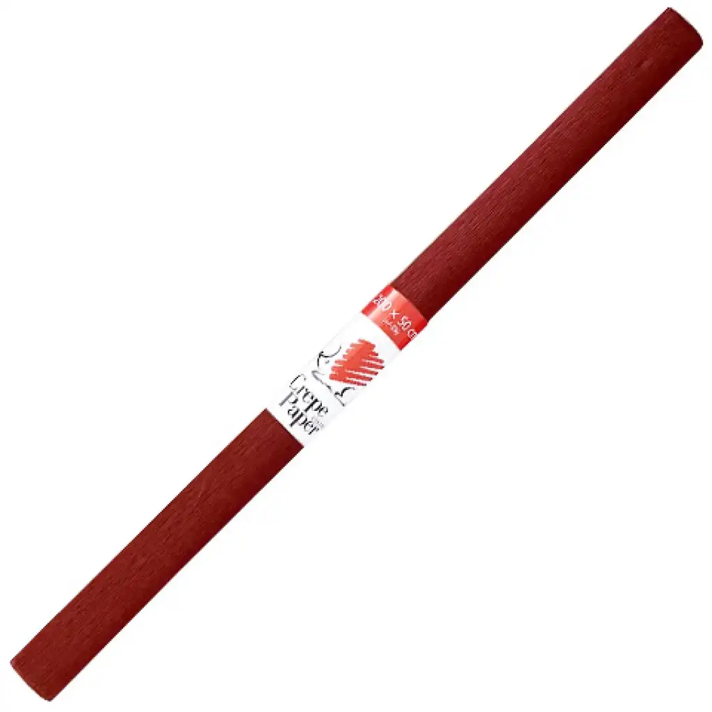 ICO: Süni krepp papír barna színben 200x50cm kép 1