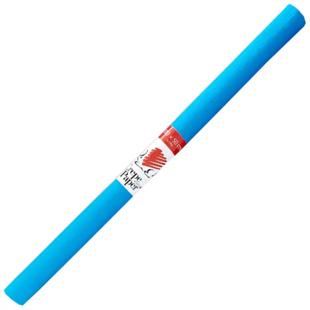 ICO: Svetlomodrý krepový papier 200x50cm