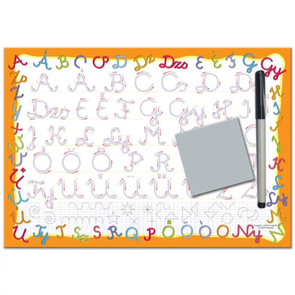 Kresliaca tabuľa s veľkými písmenami - D-Toys