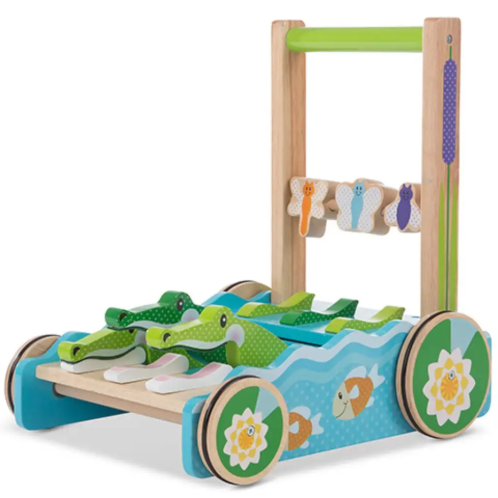 Kroki kattogtató tologató fa járássegítő - Melissa & Doug kép 2