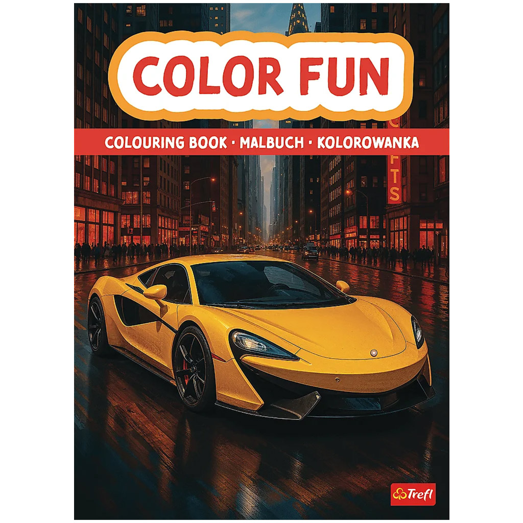 Omaľovánka Rýchle vozidlá - Trefl