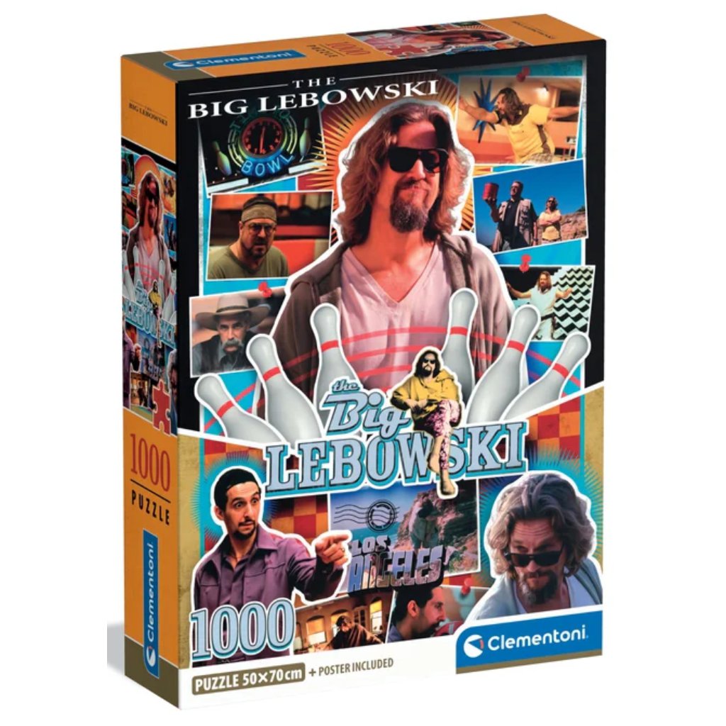 Kultové filmy: Veľký Lebowski puzzle s 1000 dielikmi - Clementoni