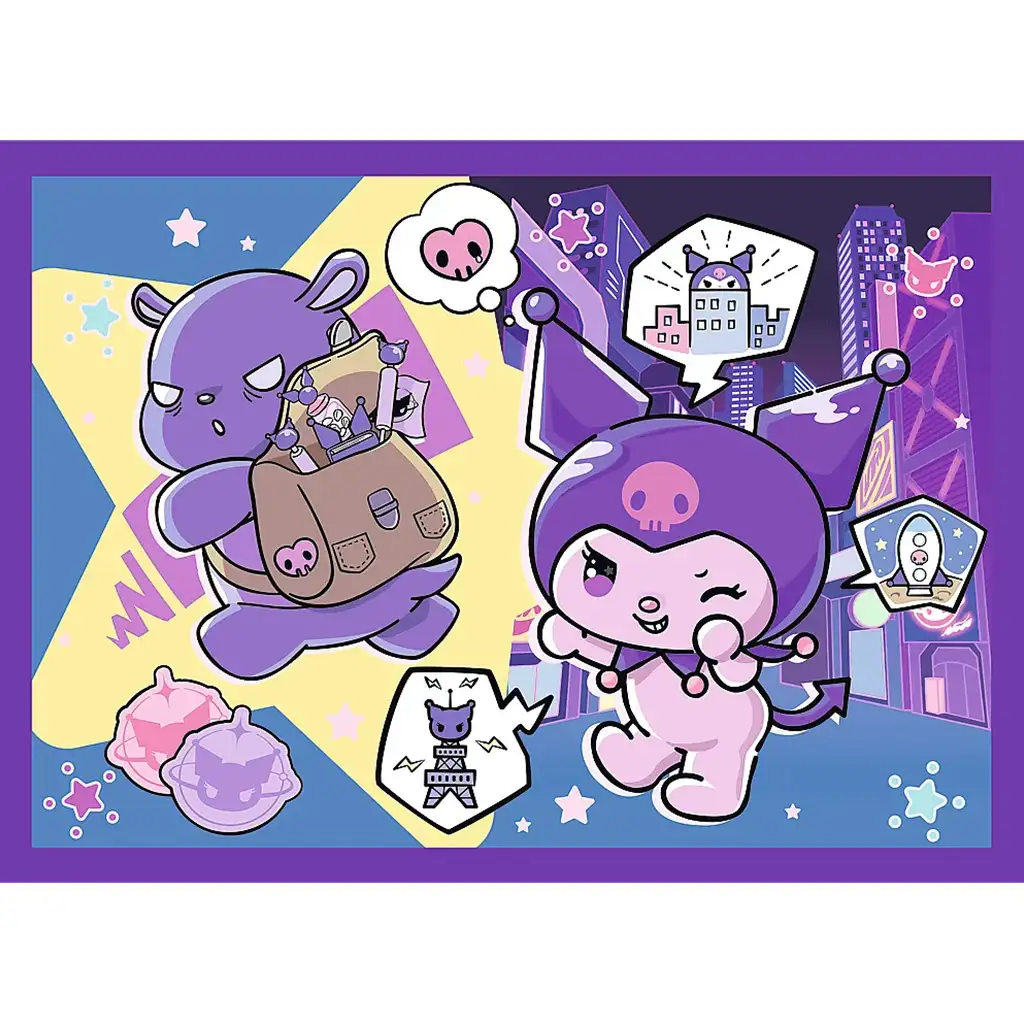 Kuromi dni 4 v 1 puzzle - Trefl kép 2