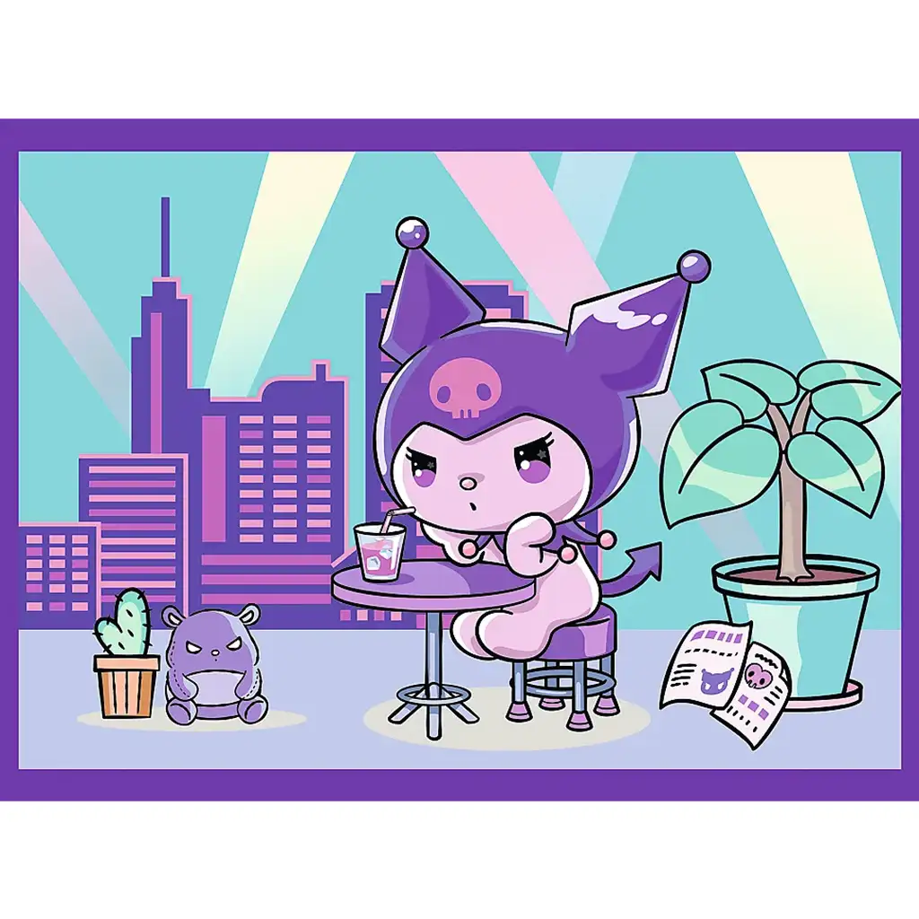 Kuromi dni 4 v 1 puzzle - Trefl kép 5