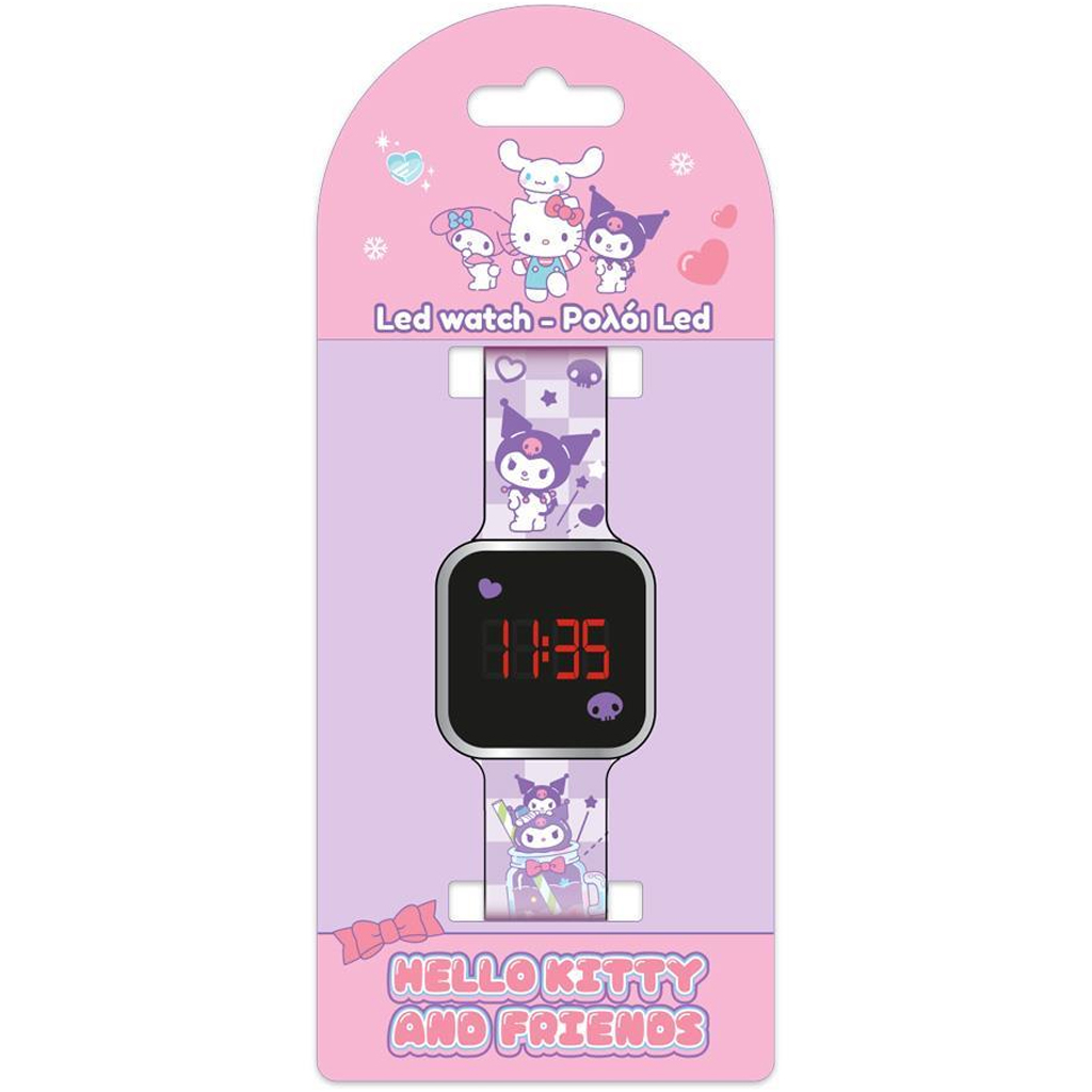 Luna: Kuromi LED-es karóra kép 1