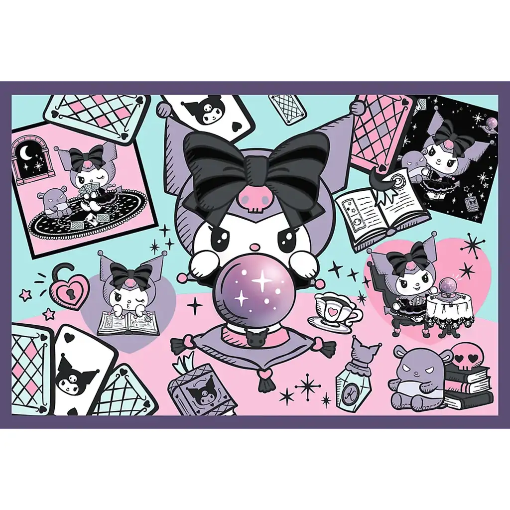 Kuromi magické dobrodružstvá 2x200 dielikov puzzle - Trefl kép 3
