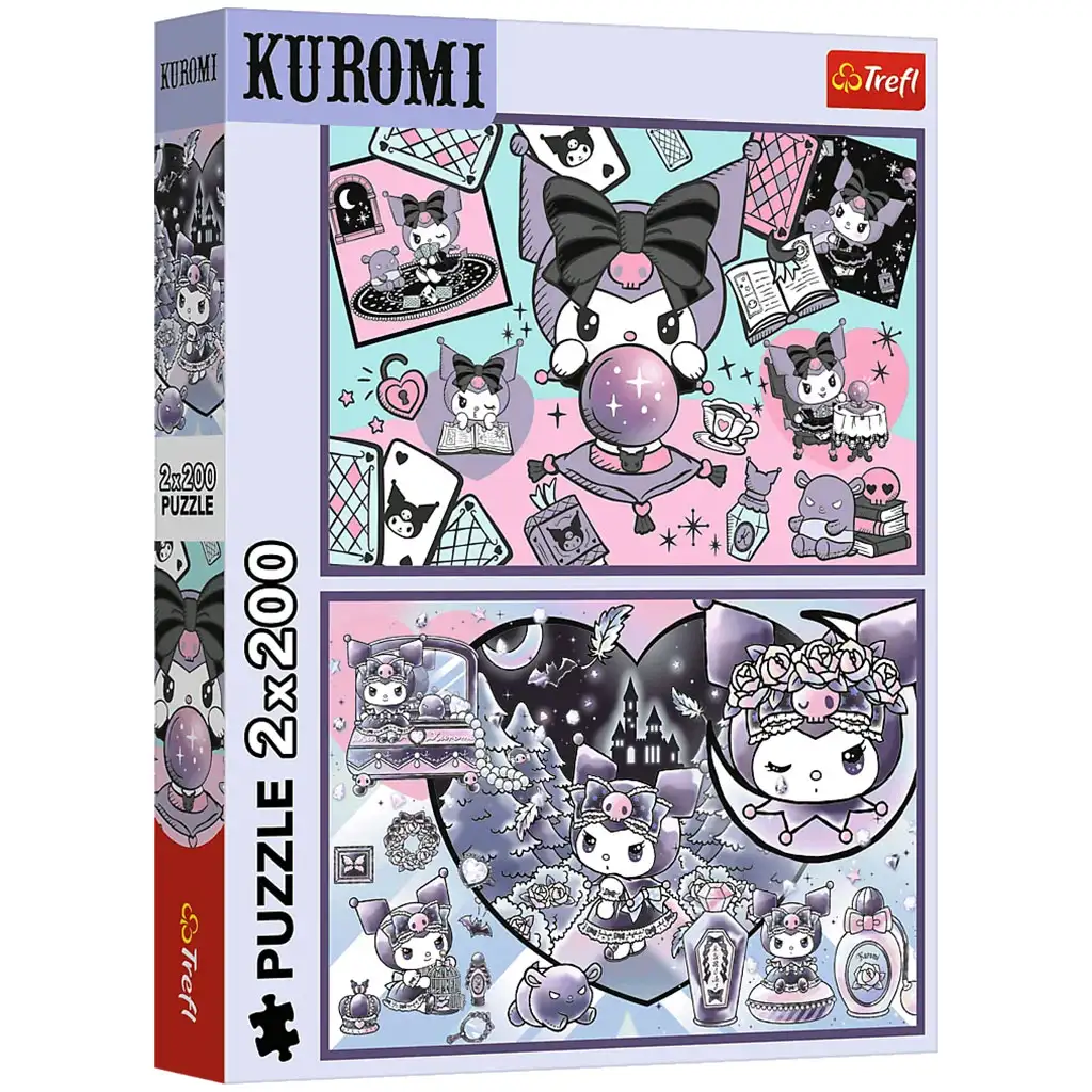 Kuromi magické dobrodružstvá 2x200 dielikov puzzle - Trefl