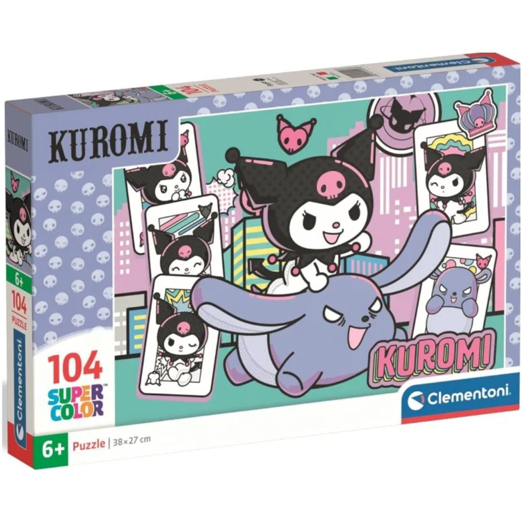 Kuromi Super Color puzzle 104 dielikov - Clementoni