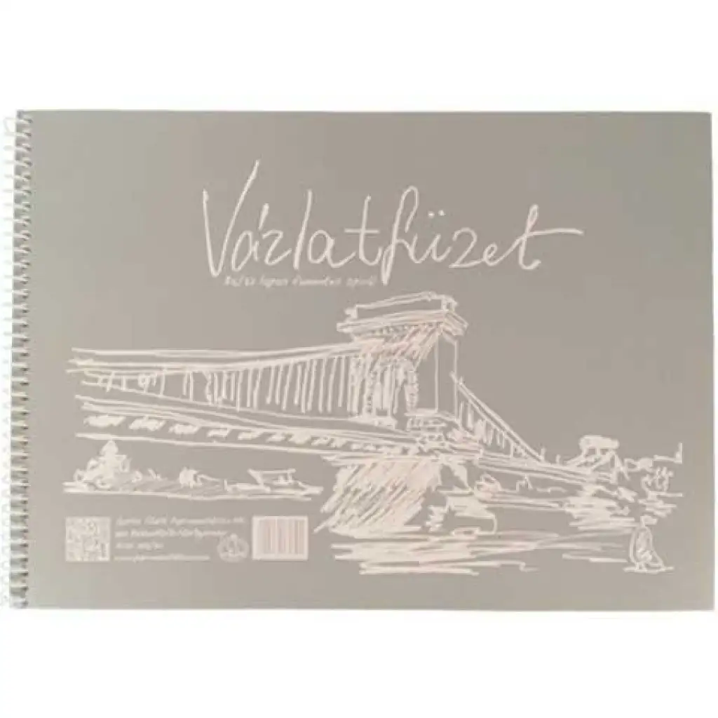 Bezdrevný špirálový náčrtník Lady B/5 32 hárkov