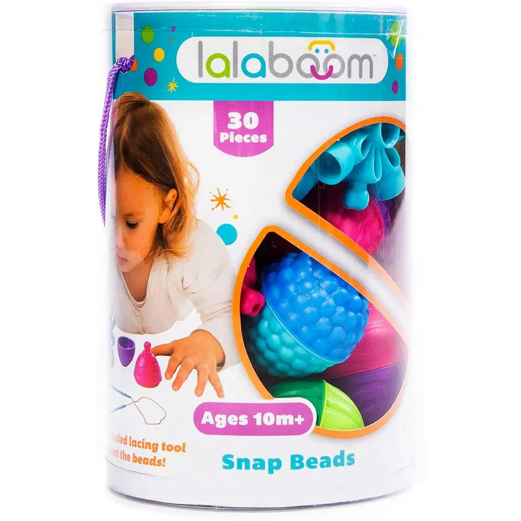 LALABOOM: 30db-os bébi Montessori fejlesztőjáték - Trefl kép 2