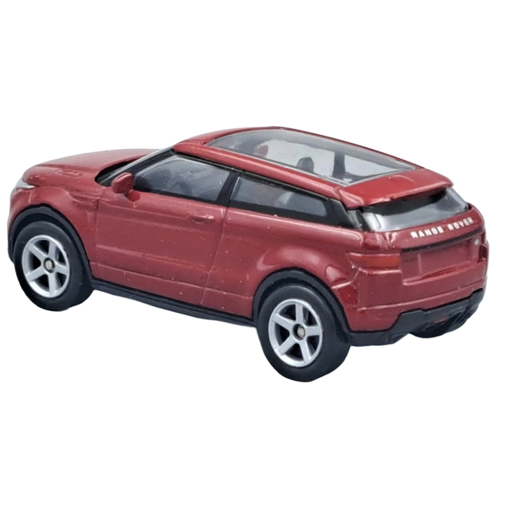 Welly: Kovový model auta Land Rover Evoque bordovej farby, mierka 1:64 kép 3