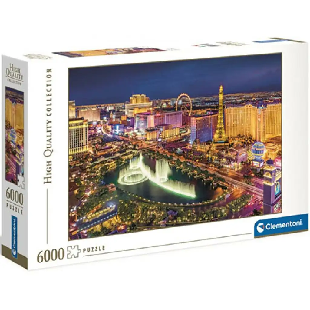 Las Vegas, Spojené Štáty Americké HQC puzzle 6000ks - Clementoni
