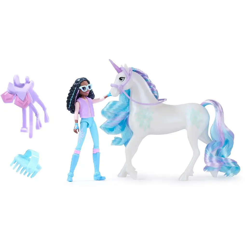 Unicorn Academy: Bábika s jednorožcom - Layla a Glacier - Spin Master kép 2