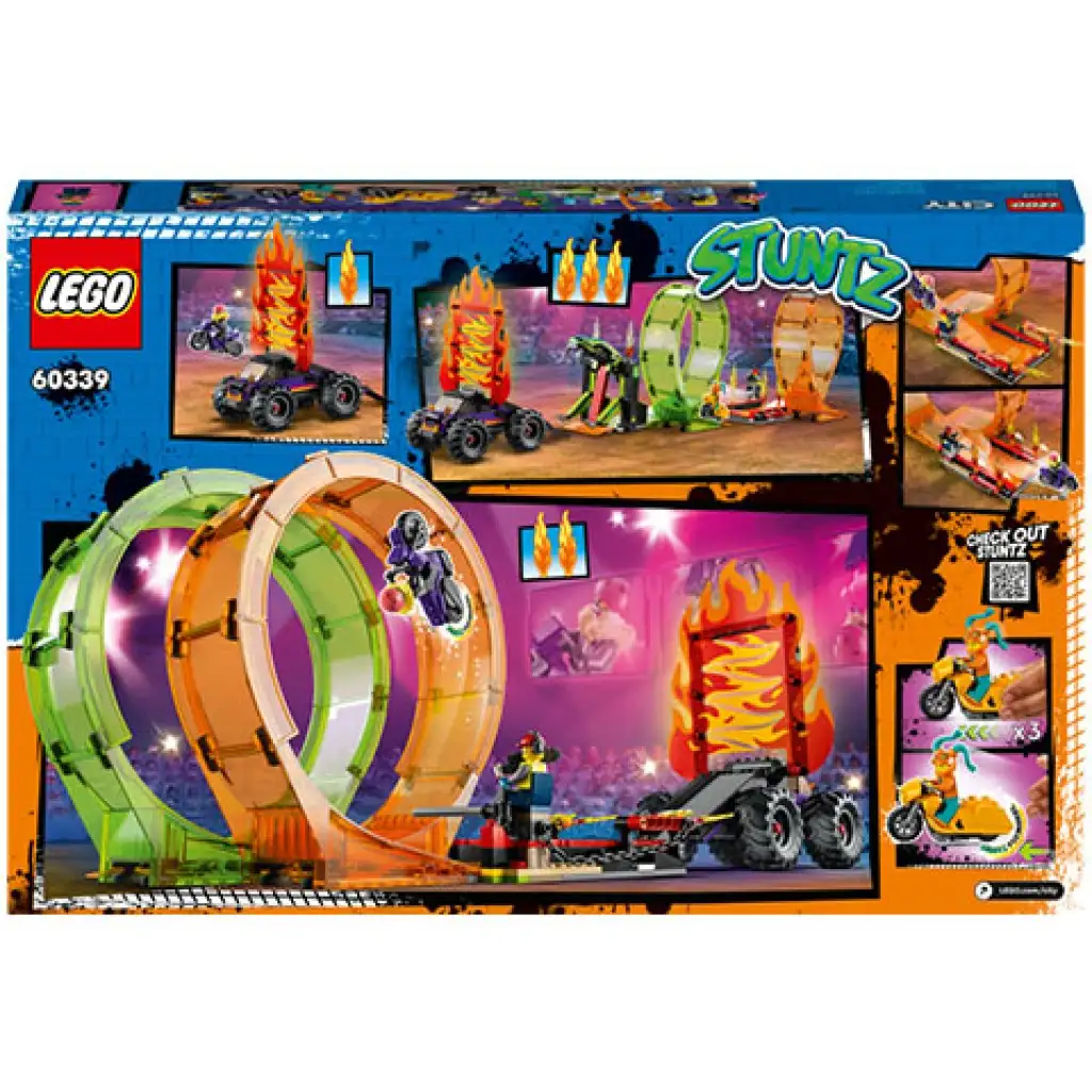 LEGO® City: Kaszkadőr aréna dupla hurokkal (60339) kép 2