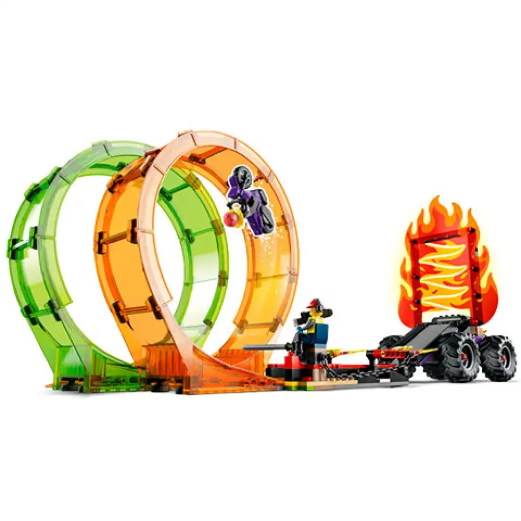 LEGO® City: Kaszkadőr aréna dupla hurokkal (60339) kép 5