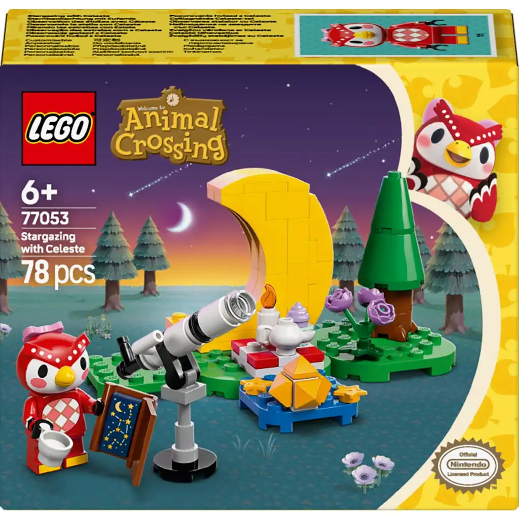LEGO® Animal Crossing™: Pozorovanie hviezd s Celeste (77053)