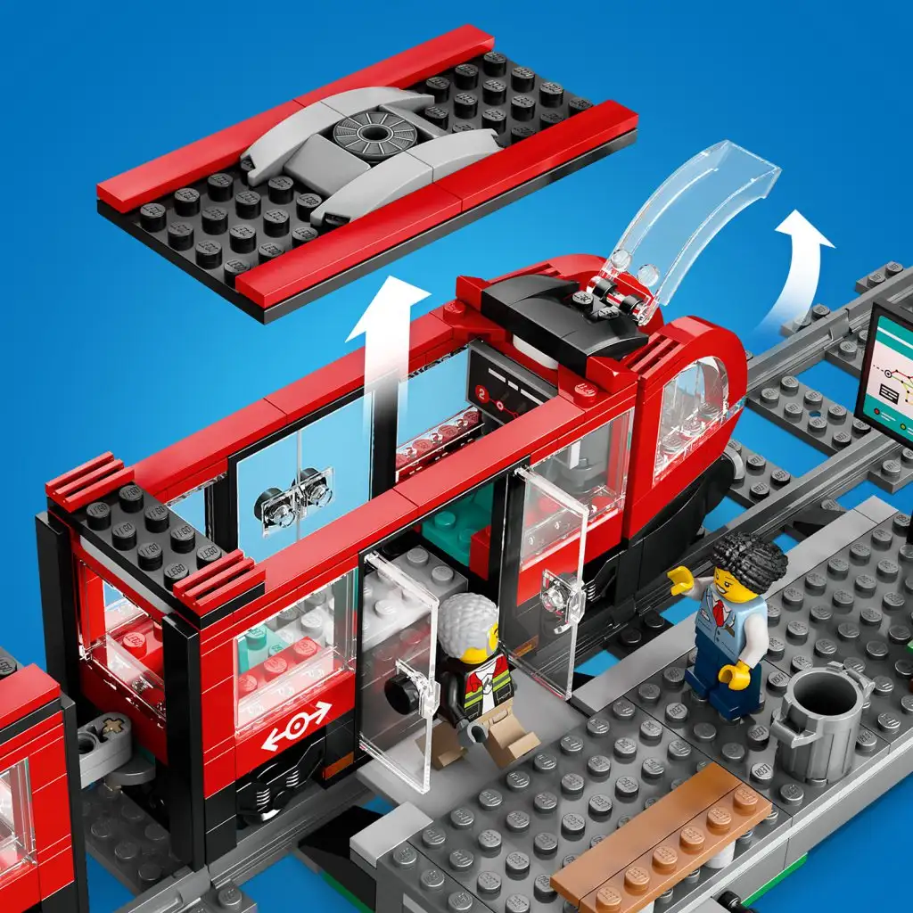 LEGO® City: Belvárosi villamos és megálló (60423) kép 7