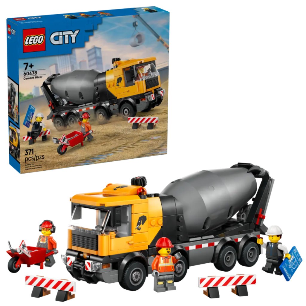 LEGO® City: Miešačka na betón (60478)