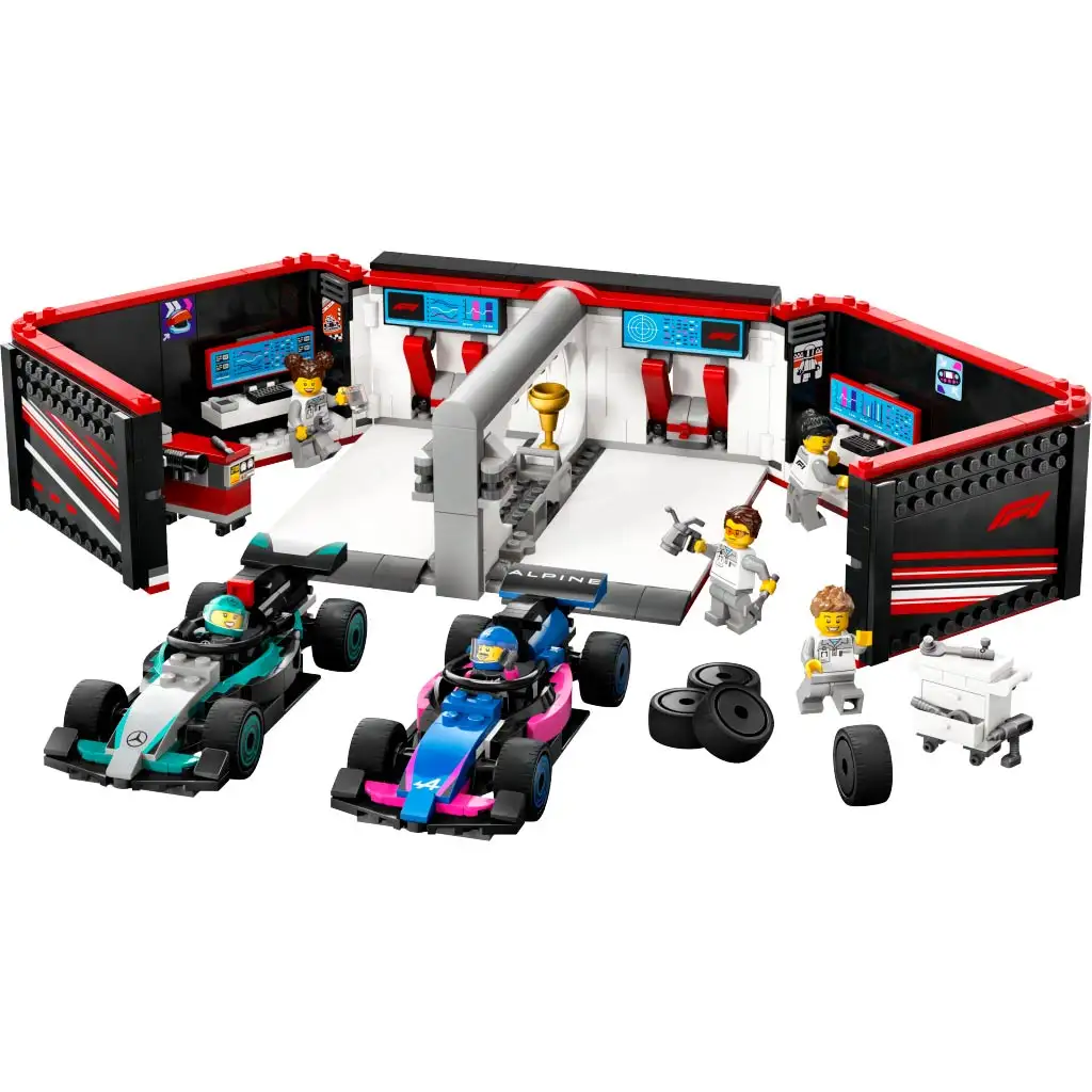 LEGO® City: F1® garáž, Mercedes-AMG a Alpine autá (60444) kép 2
