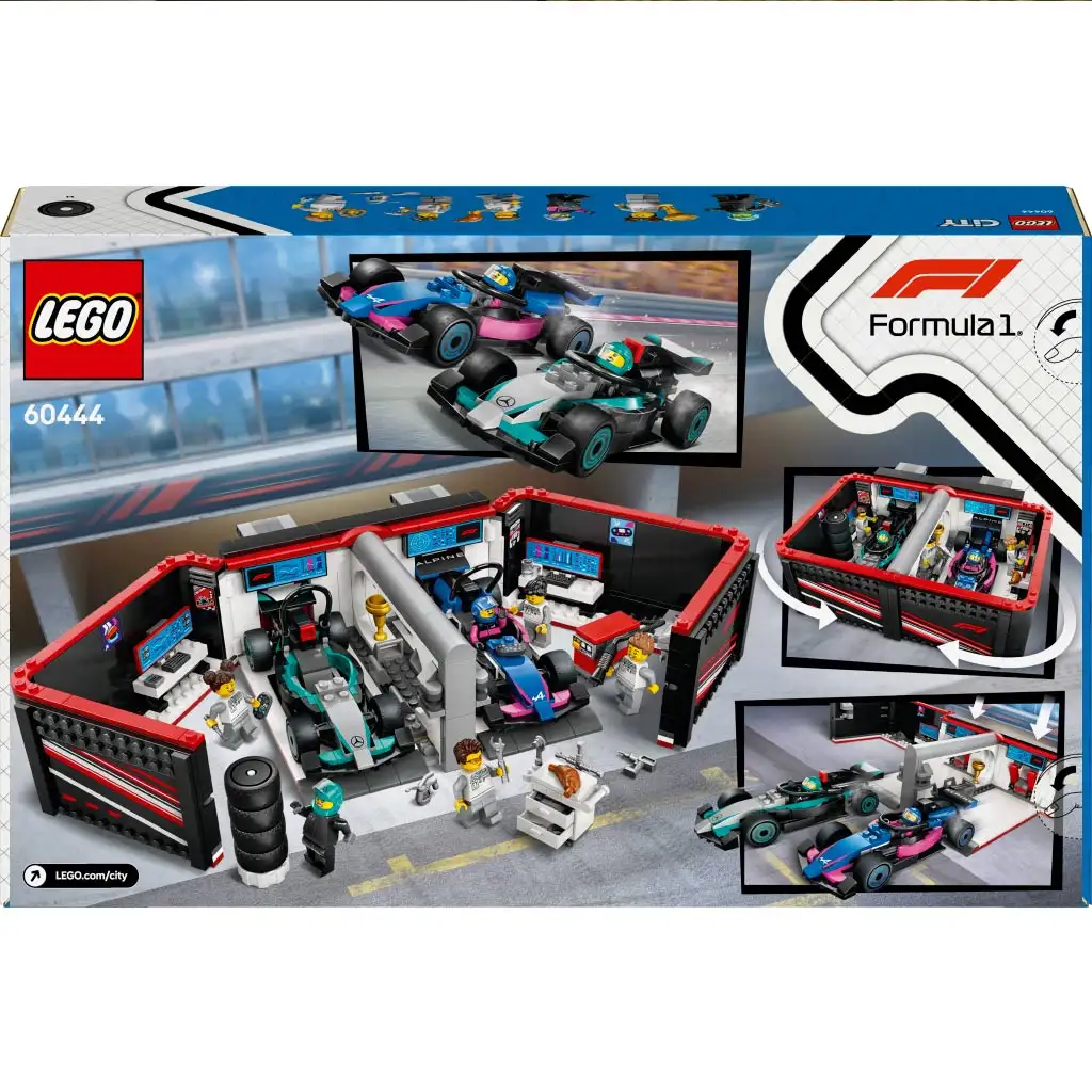 LEGO® City: F1® garáž, Mercedes-AMG a Alpine autá (60444) kép 5