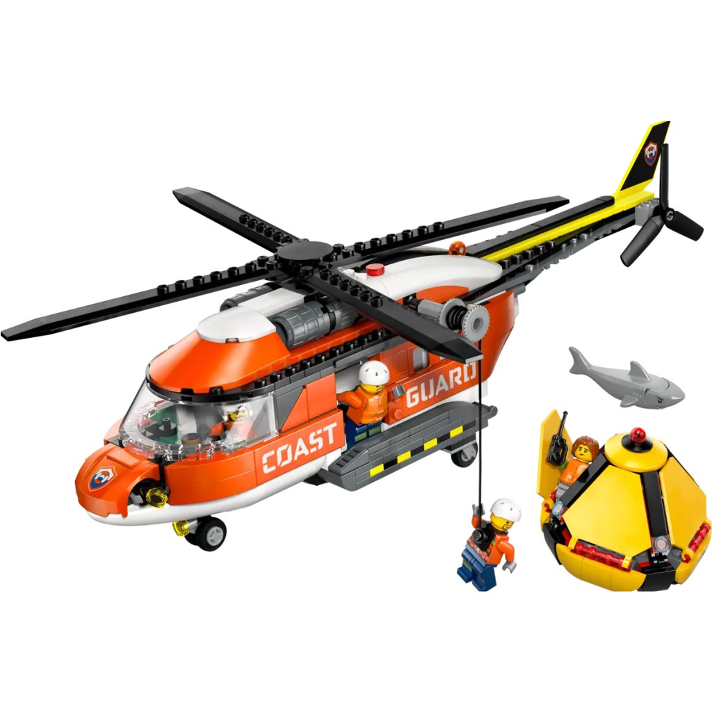 LEGO® City: Helikoptéra pobrežnej stráže (60503) kép 2