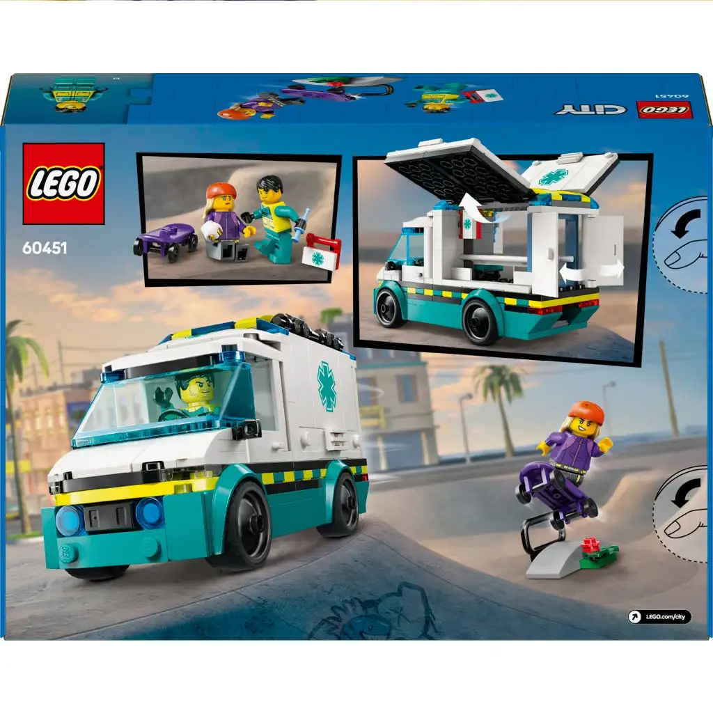 LEGO® City: Záchranná sanitka (60451) kép 5
