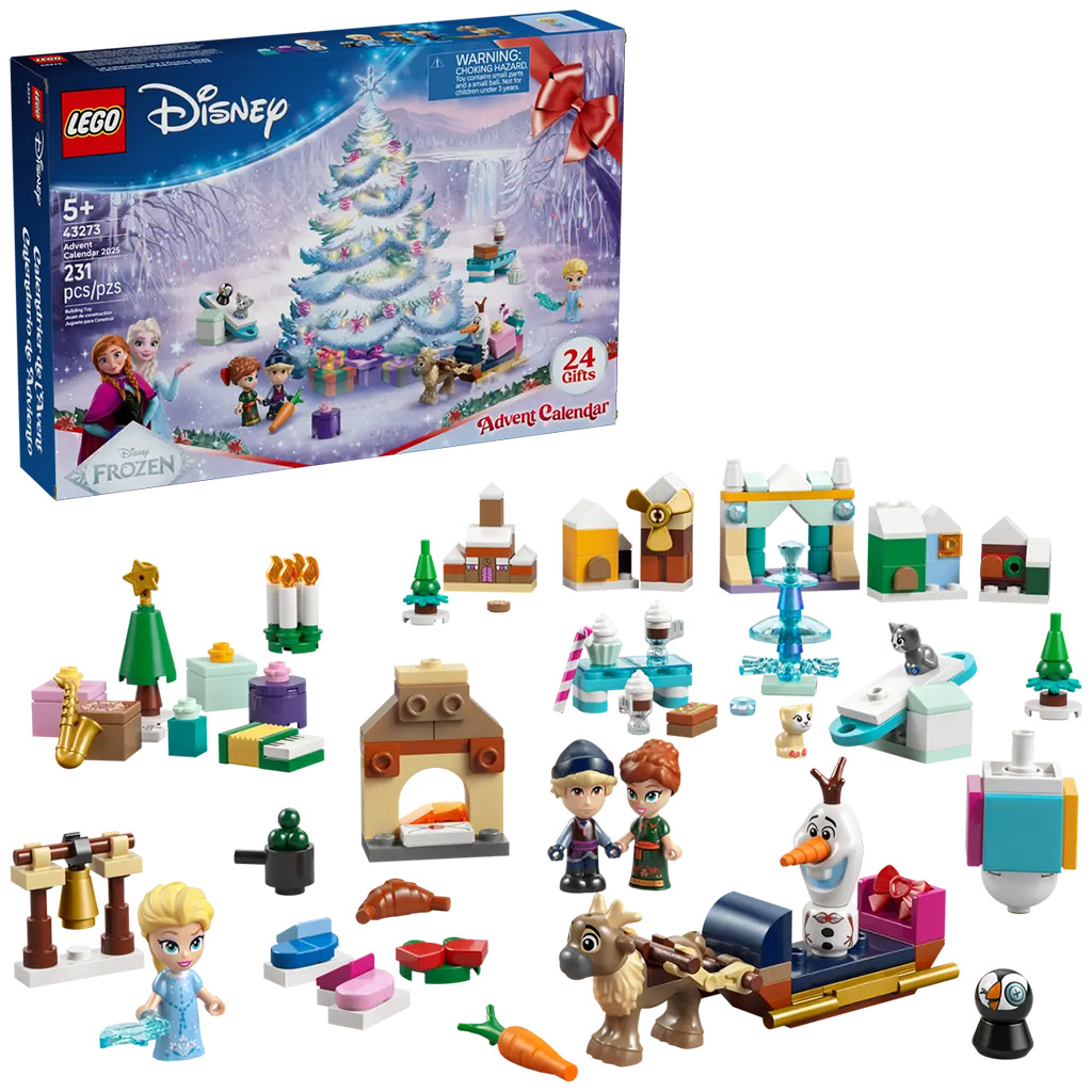 LEGO® Disney: Ľadové kráľovstvo Adventný kalendár 2025 (43273)