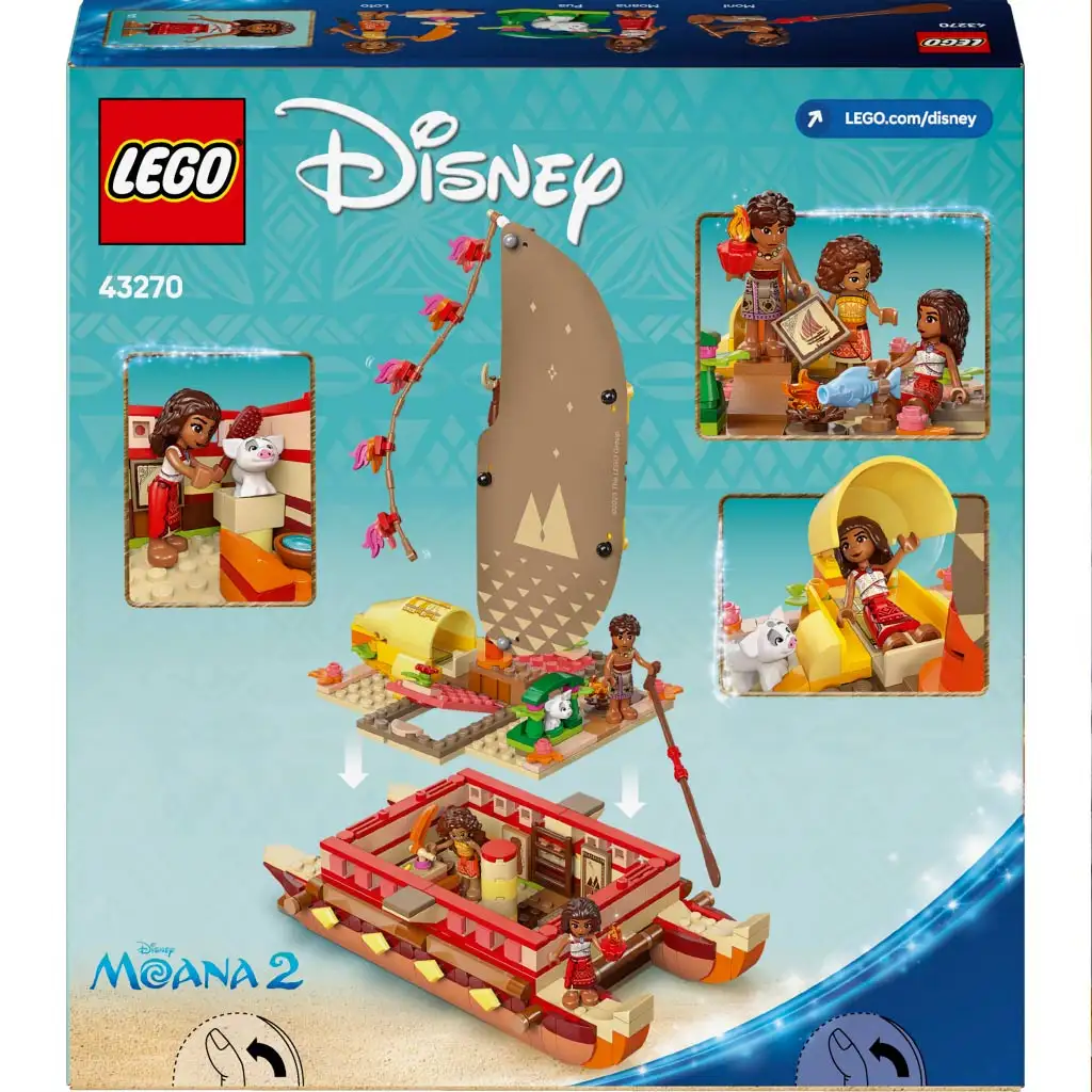 LEGO® Disney: Vaiana dobrodružná kanoe (43270) kép 5