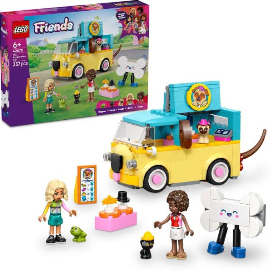 LEGO® Friends: Dodávka s vybavením pre domáce zvieratá (42678)