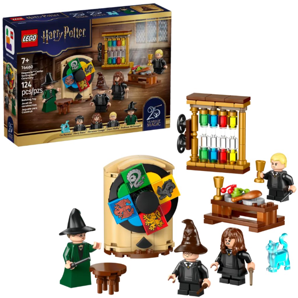 LEGO® Harry Potter: Rokfort™ hrad: Ceremónia triedenia s Triediacim klobúkom (76460)