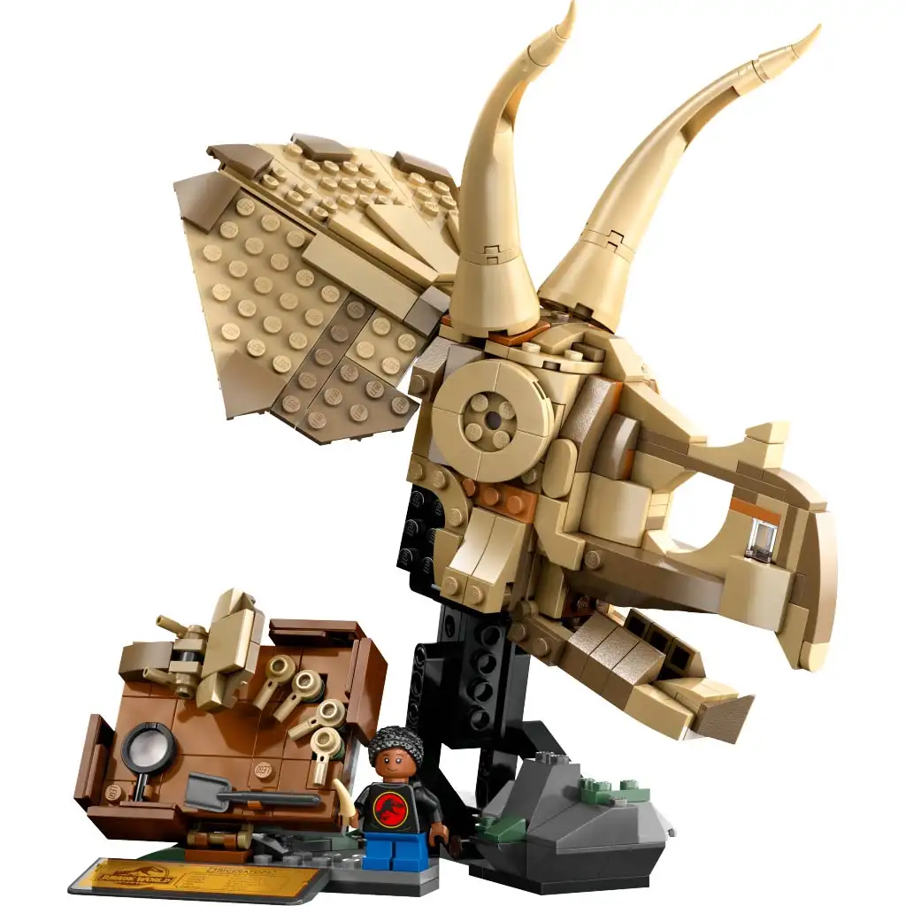 LEGO® Jurassic World: Fosílie dinosaura - Lebka triceratopsa (76959) kép 2