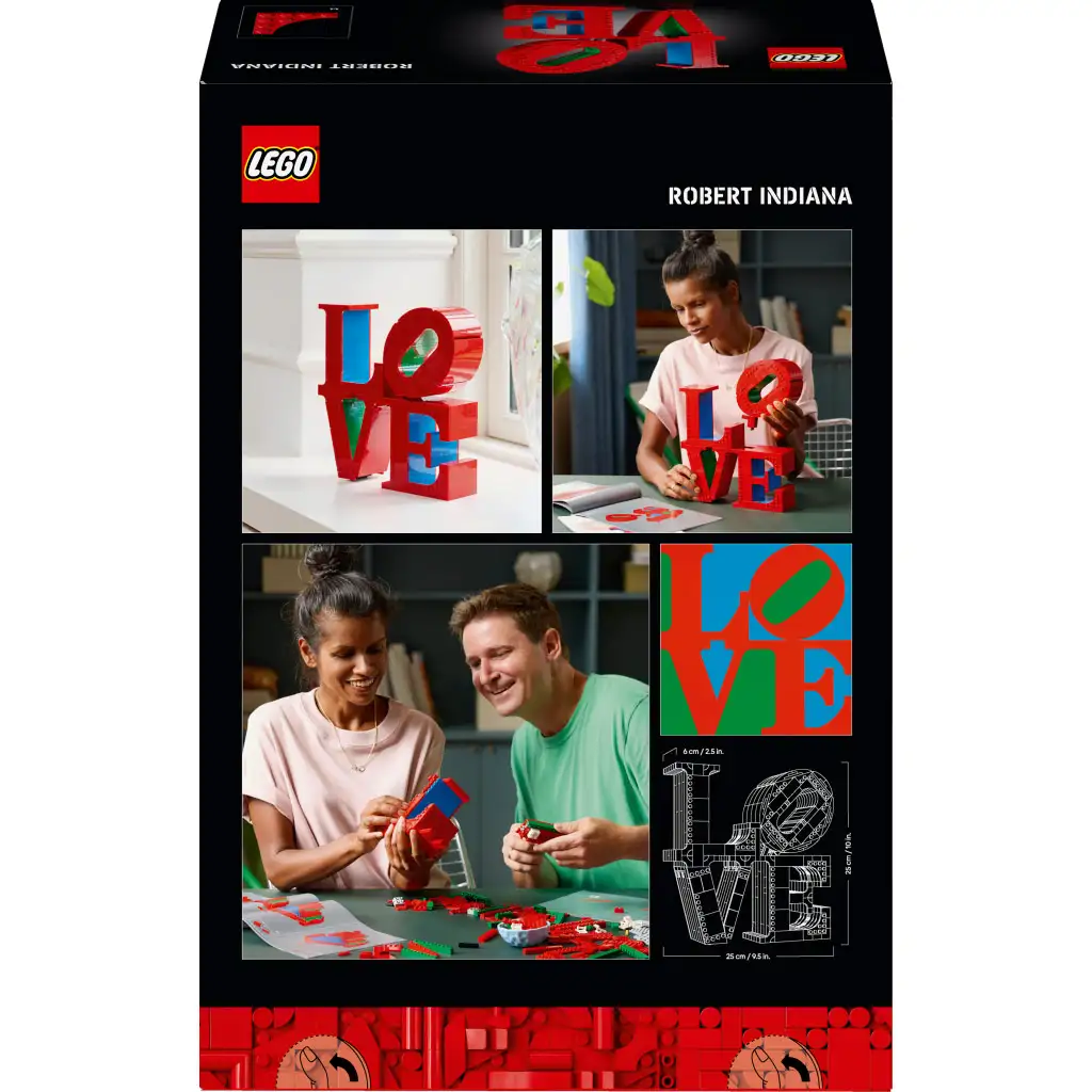 LEGO® ART: LOVE dekoratívny nápis (31214) kép 5