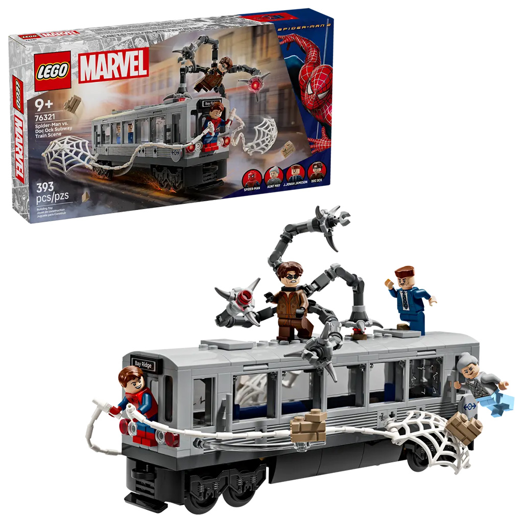 LEGO® Marvel: Pókember és Doc Ock csatája a metrókocsiban (76321) kép 1