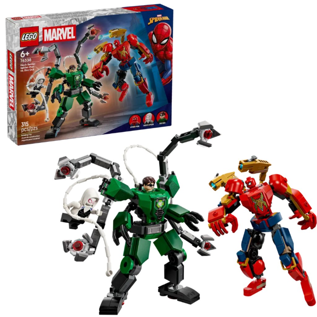 LEGO® Marvel: Robotický súboj: Spider-Man vs. Doc Ock (76338)