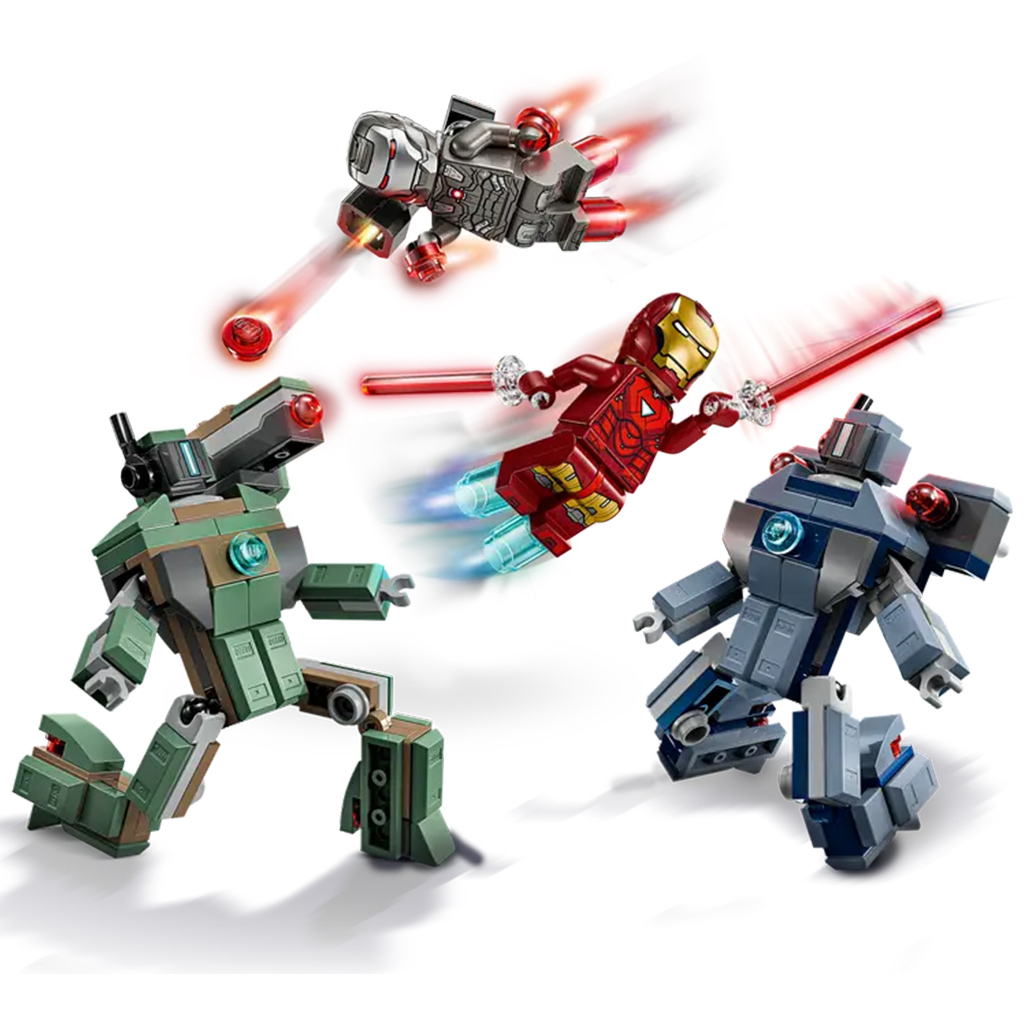 LEGO® Marvel: Iron Man a War Machine vs. Hammer drony (76320) kép 3