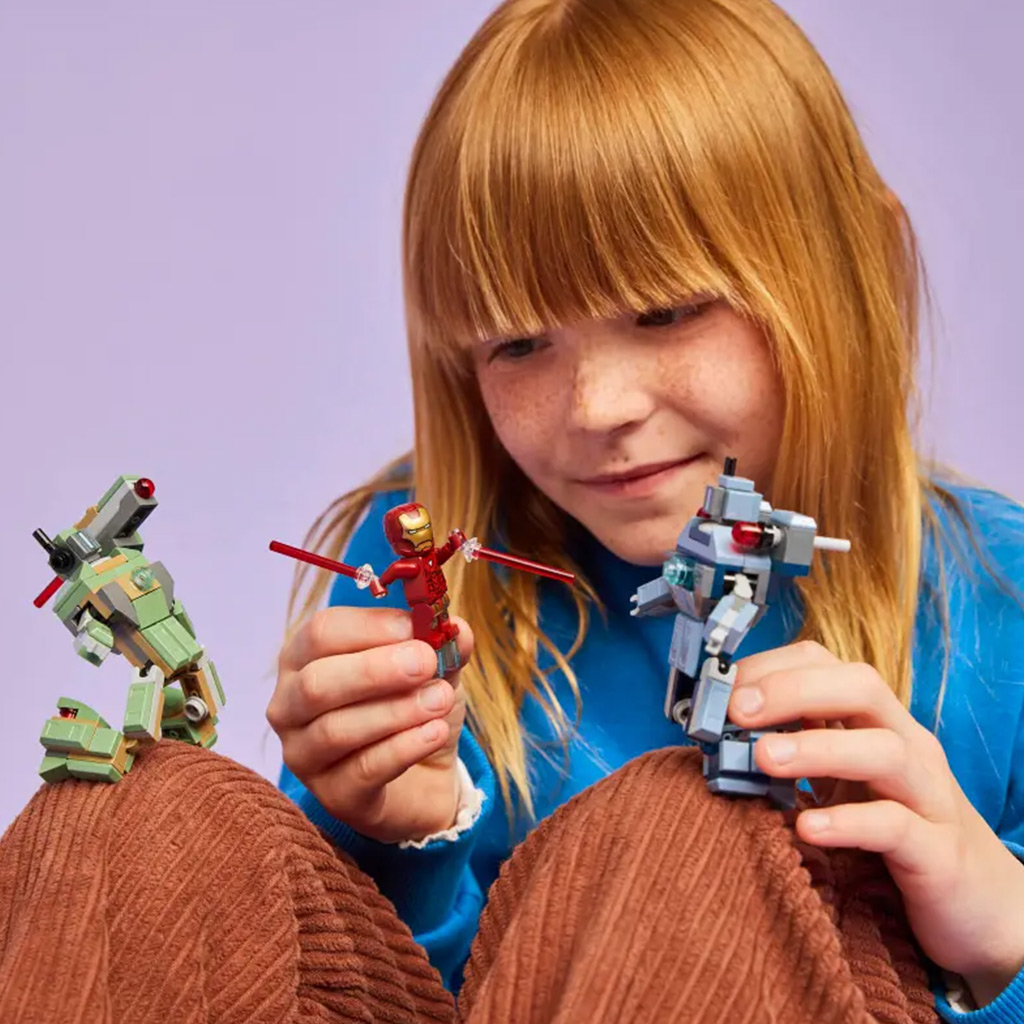 LEGO® Marvel: Iron Man a War Machine vs. Hammer drony (76320) kép 5