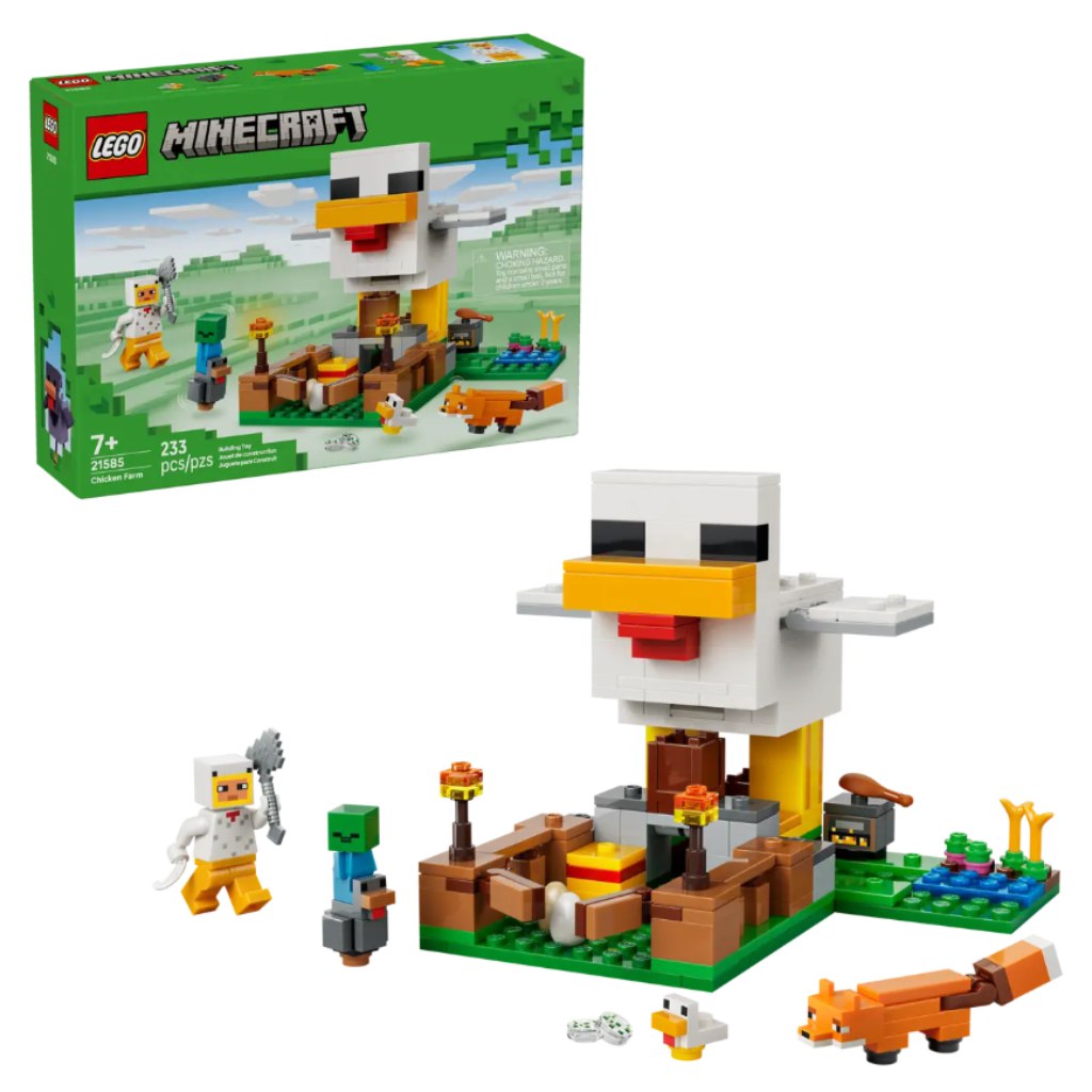 LEGO® Minecraft: Kurací farma (21585)