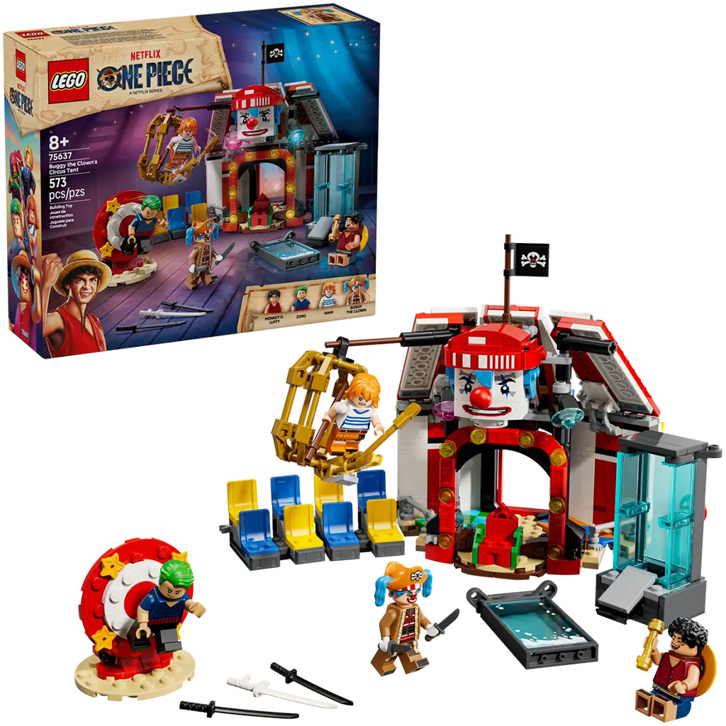 LEGO® One Piece: Cirkusový stan Klauna Buggyho (75637)