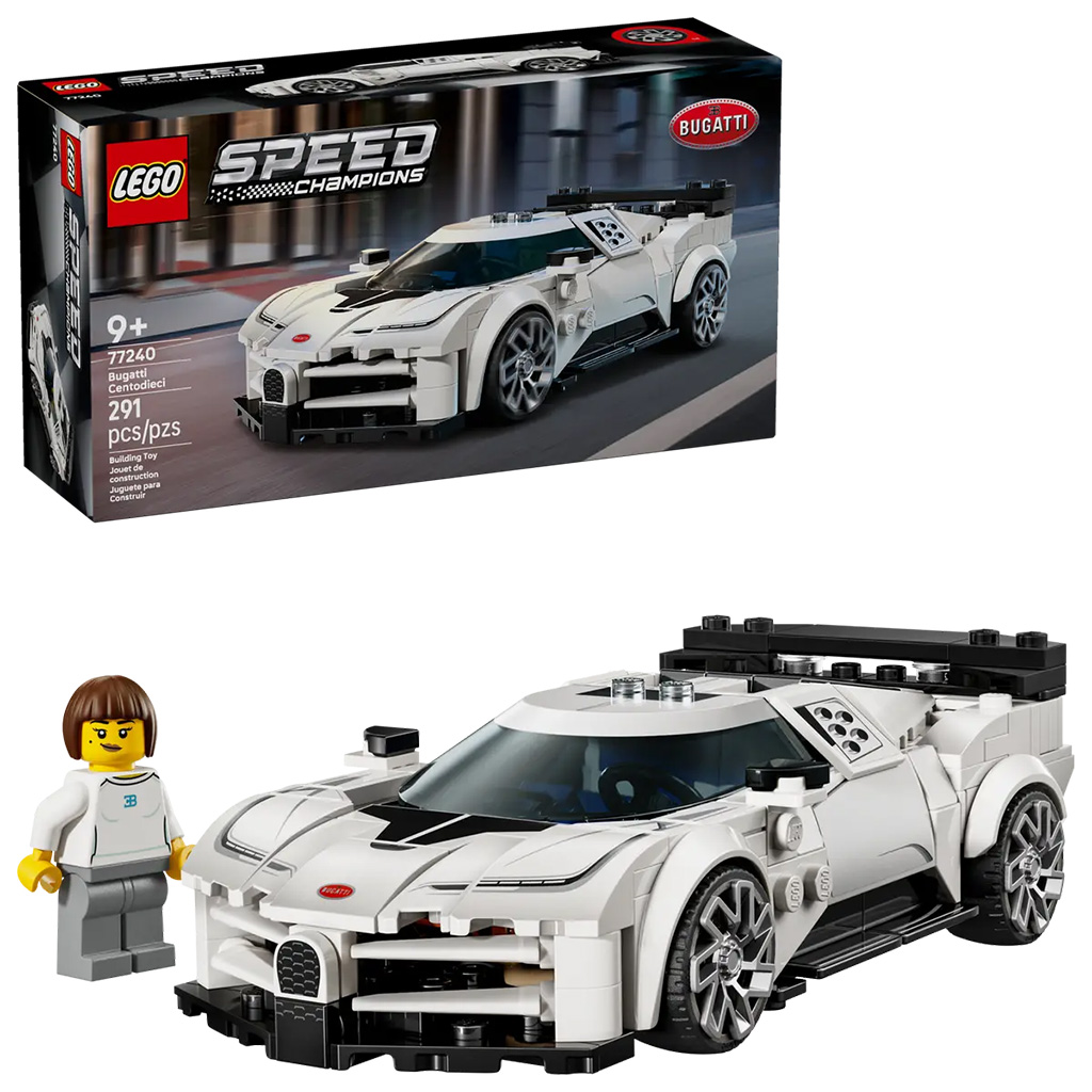 LEGO® Speed Champions: hyperšportové vozidlo Bugatti Centodieci (77240)