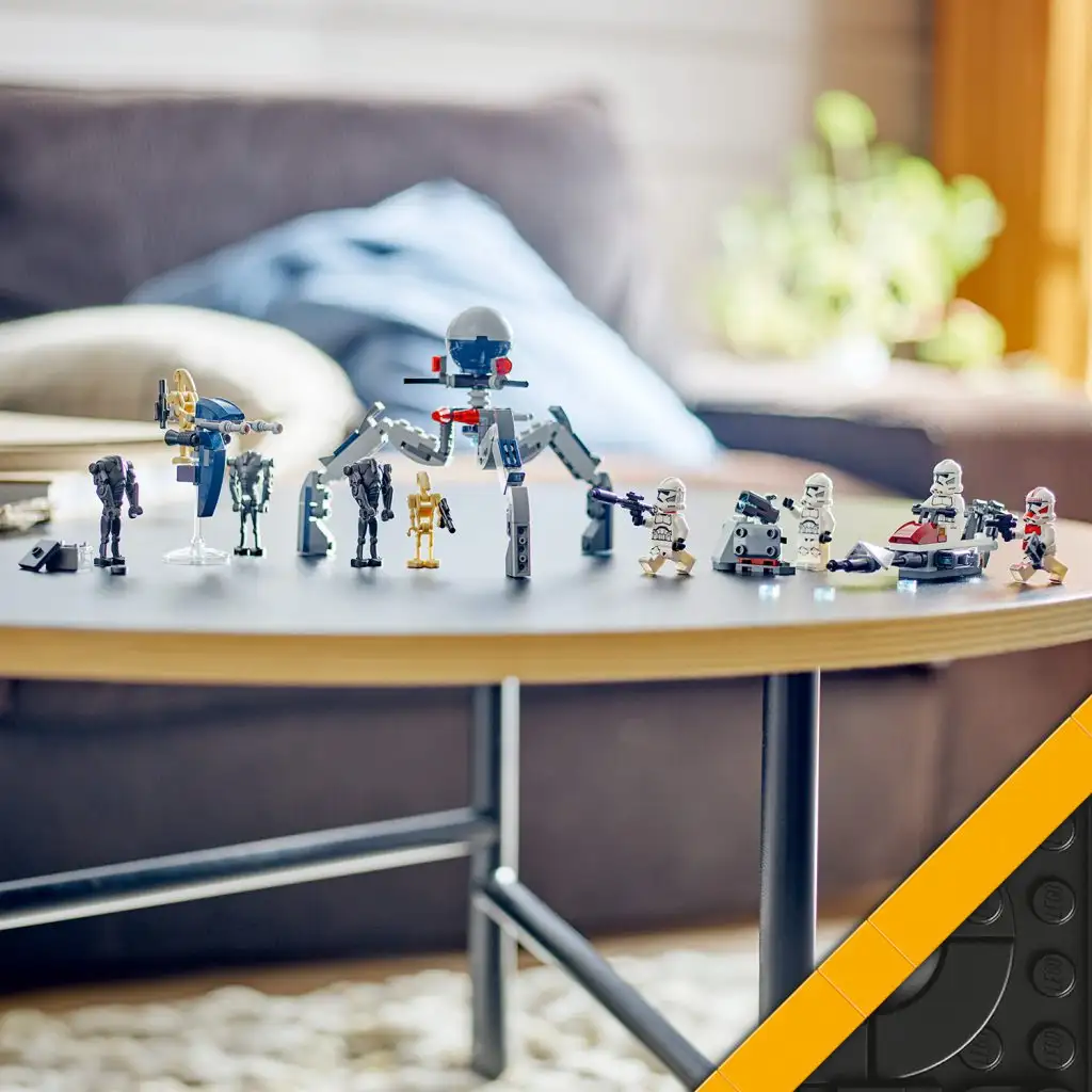 LEGO® Star Wars™: Bojový balíček klonových vojakov™ a bojových droidov™ (75372) kép 5