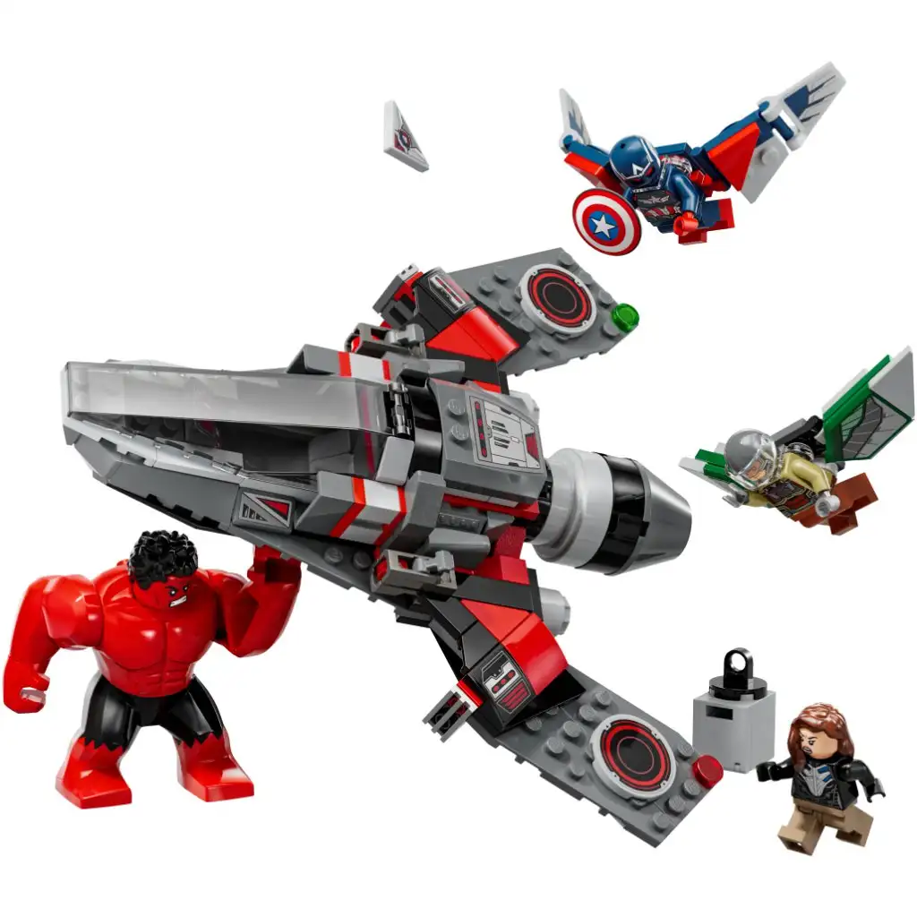 LEGO® Marvel: Kapitán Amerika vs. Červený Hulk bitka (76292) kép 5