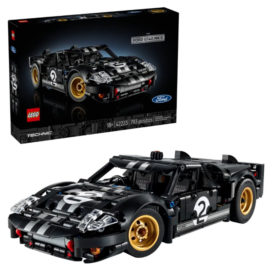 LEGO® Technic: 1966 Ford GT40 MKII pretekárske auto (42223)