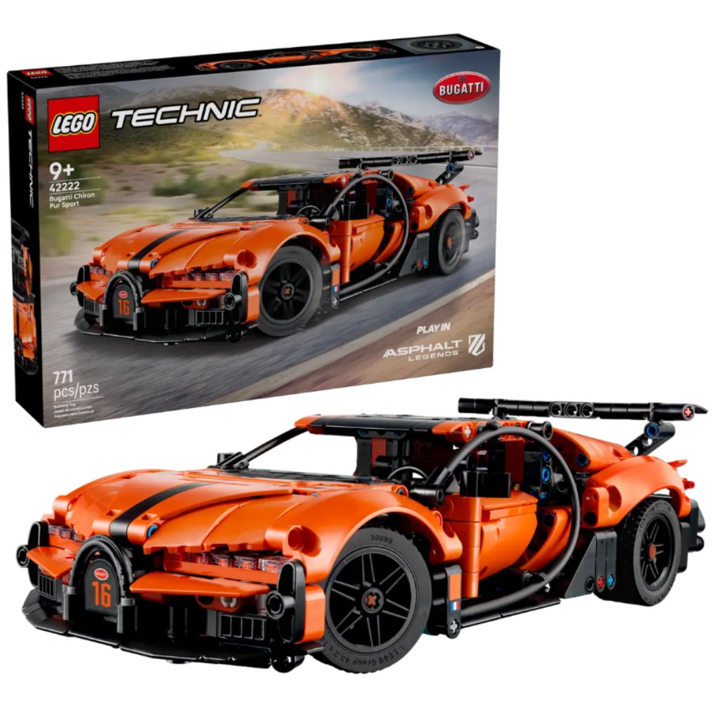 LEGO® Technic: Bugatti Chiron Pur Sport hyperauto (42222)